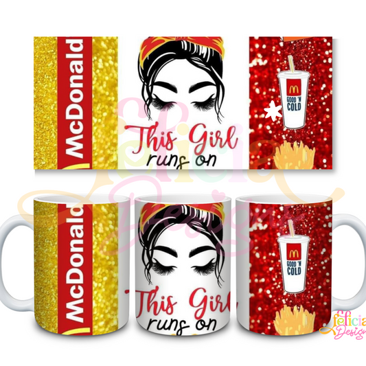 Mcdonald Loving Girl -15oz Mug