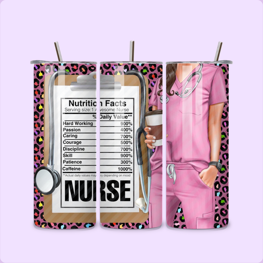 Nurse 20oz Skinny Tumbler