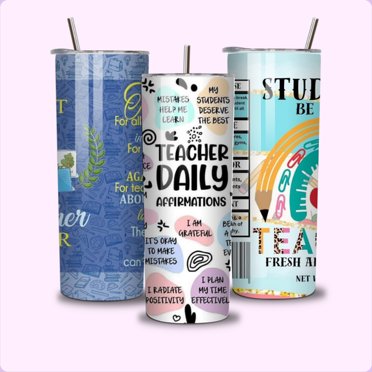 Teacher 20oz Skinny Tumbler