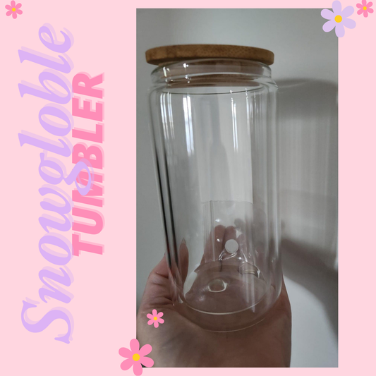 Custom Snowglobe Tumbler 16oz